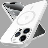 For Apple iPhone 15 Pro Back Cover Case (Frosted Matte Feel | MagSafe Compatible Wireless Charging | Polycarbonate Material)