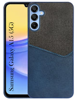 For Samsung Galaxy A15 5G Back Cover Case (Dual PU Leather Stitch | Professional Minimalist | Soft and Flexible)