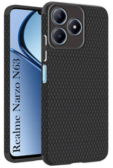 For Realme Narzo N63 Back Cover Case (Liquid Silicone | Side Grip | Camera Protection)