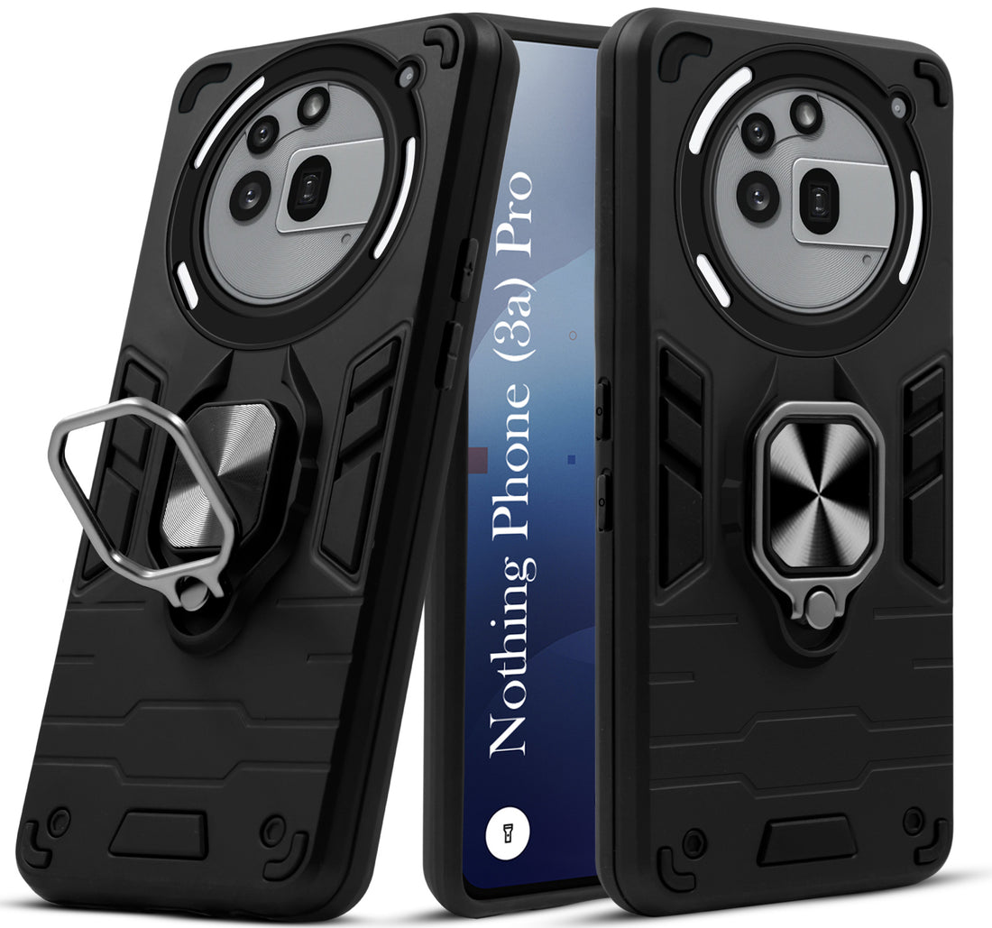 For Nothing Phone 3A Pro 5G Back Cover Case (Shockproof Polycarbonate Dual Layer Hybrid Armor)