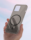 For Apple iPhone 12 Pro Max Back Case Cover Crystal Anti Yellow (Unbreakable PC | MagSafe Wireless Charging Support |Camera Protection Bump)