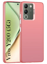 For Vivo Y200 Hard Back Cover Case (Velvet Touch | Professional Glossy Finish | Camera Protection Bump)