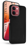 For Vivo Y51 Pro 5G | Vivo T5x Back Cover Case Rubberised (Textured Grip Design | Micro-Fiber Cloth Inside | Slim and Light Weight | Soft Touch and Feel)