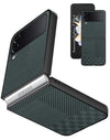 For Samsung Galaxy Z Flip 4 5G Back Flip Case Cover (Craft Printed Design | Hybrid Texture | Inside Microfiber Cloth)