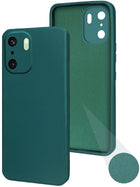 For OnePlus 15R Back Cover Case (Matte Finish Silicone with Inside Fiber cloth)