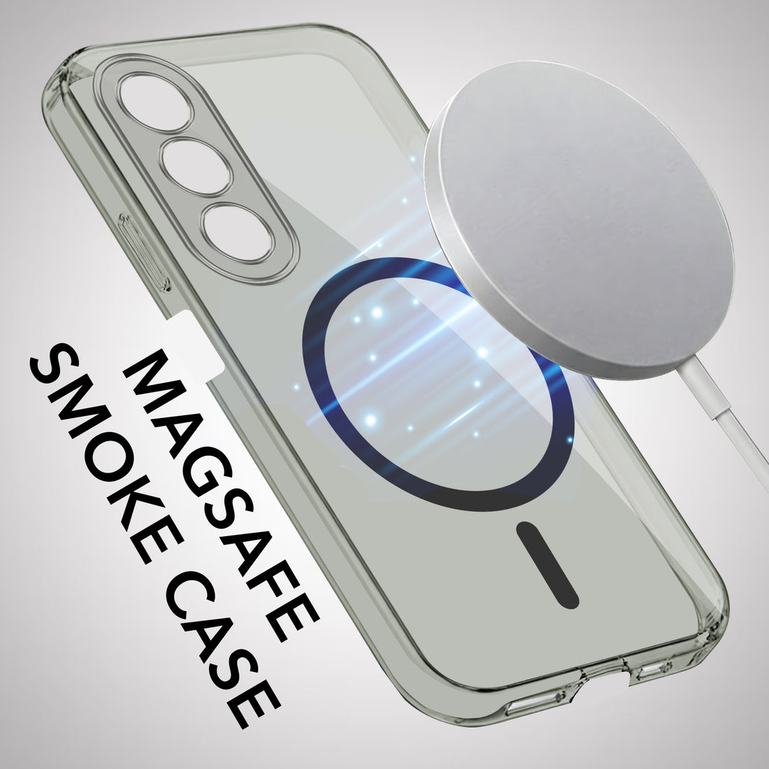 For Oppo K12x 5G Back Cover Case Lifetime Anti-Yellow MagSafe Compatible Clear (Sleek Hard Crystal | Shockproof and Camera Protection)
