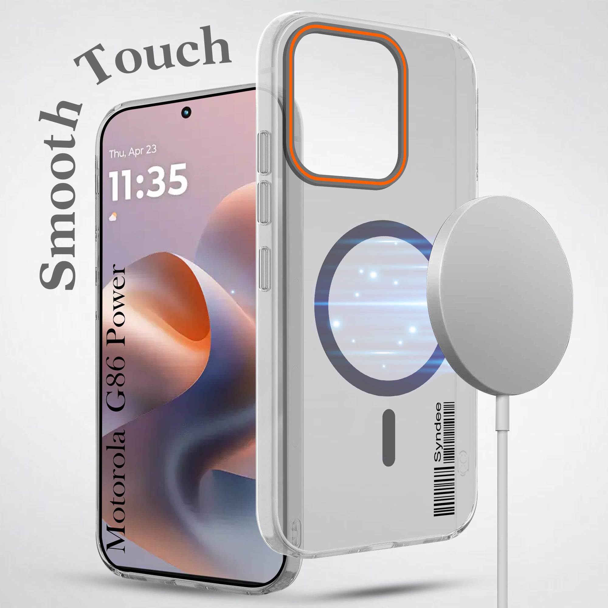 For Motorola Moto G86 Power Back Cover Case (Soft Touch | Camera Bump Protection | MagSafe Compatible | Matte Finish)