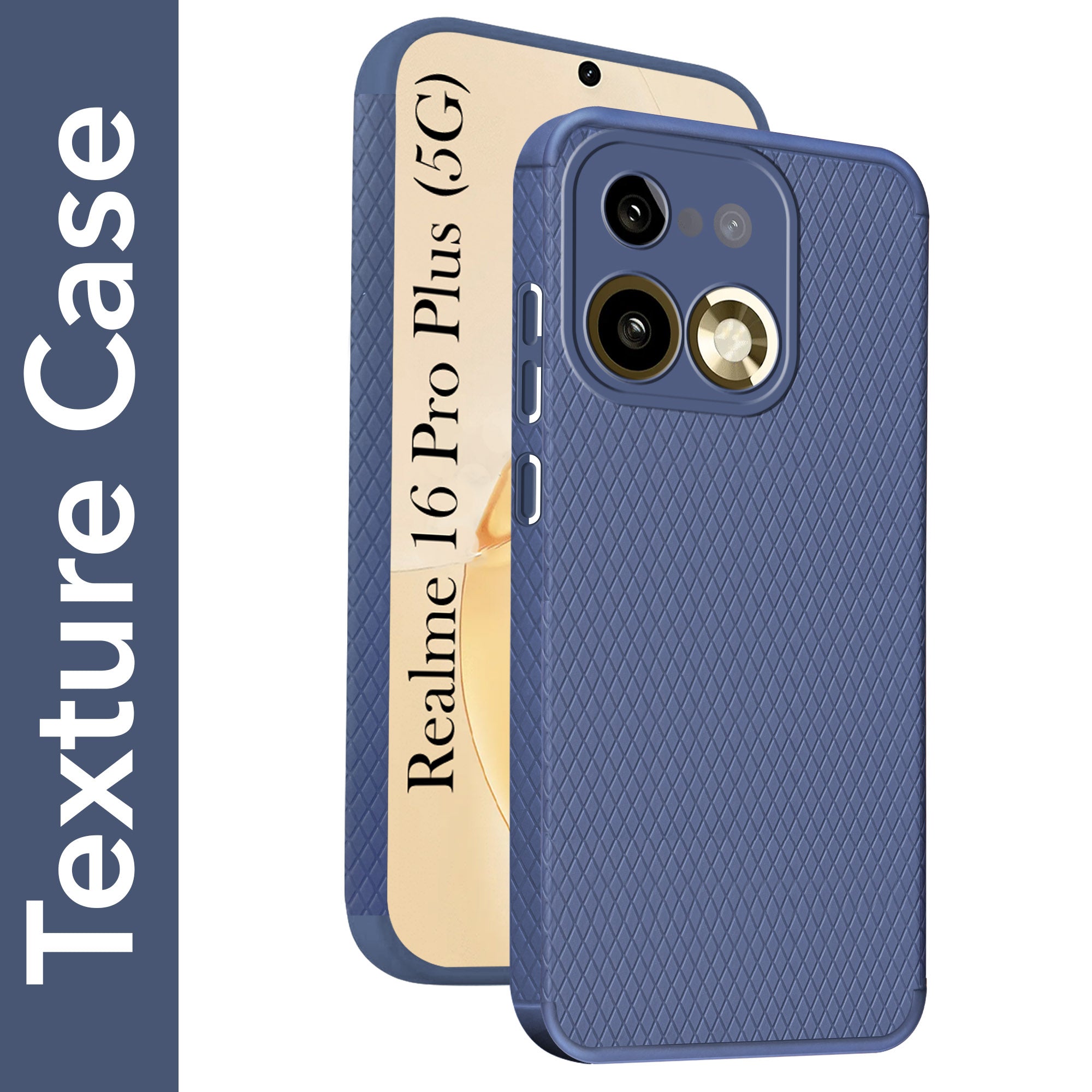For Realme 16 Pro Plus 5G Back Cover Case Liquid Silicone (Camera Protection | Side Grip Texture | Soft and Flexible)