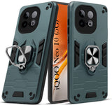 For Vivo iQOO Neo 10 Back Cover Case (Shockproof Dual Layer Polycarbonate |Ring Holder Kickstand)