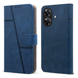 For Realme C61 | Realme Narzo N61 Flip Cover Case (Stitched Leather with Magnetic Closure)