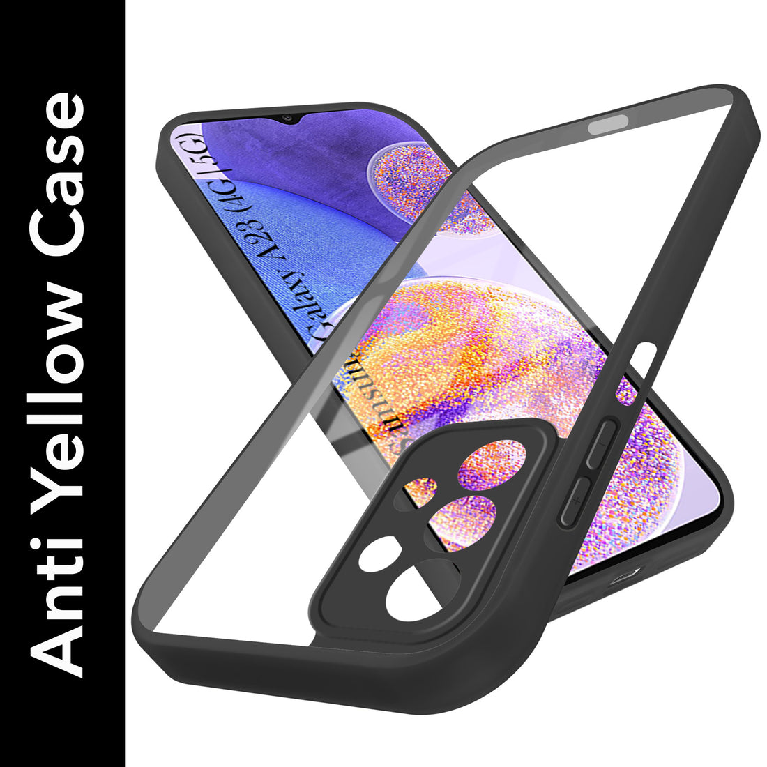 For Samsung Galaxy A23 4G | 5G Back Cover Case  Ultra-Hybrid (Lifetime Anti Yellow | Anti Scratch | Crystal Clear Shockproof)
