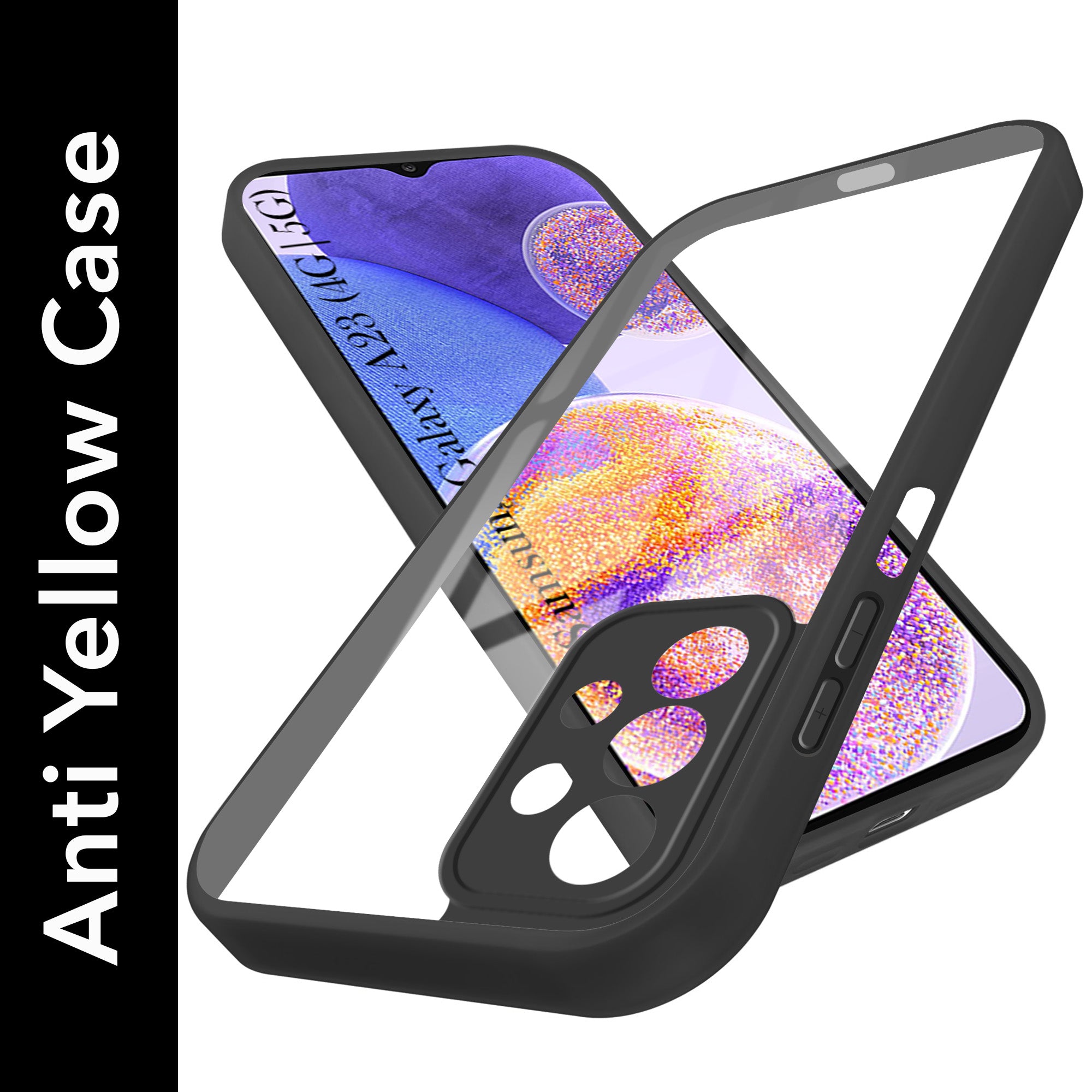 For Samsung Galaxy A23 4G | 5G Back Cover Case  Ultra-Hybrid (Lifetime Anti Yellow | Anti Scratch | Crystal Clear Shockproof)