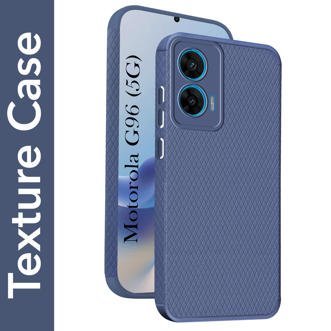For Motorola Moto G96 Back Cover Case (Liquid Silicone | Side Grip | Camera Protection)