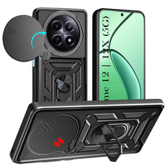 For Realme 12 | Realme 12X Back Cover Case (Hybrid Dual Armor Polycarbonate)