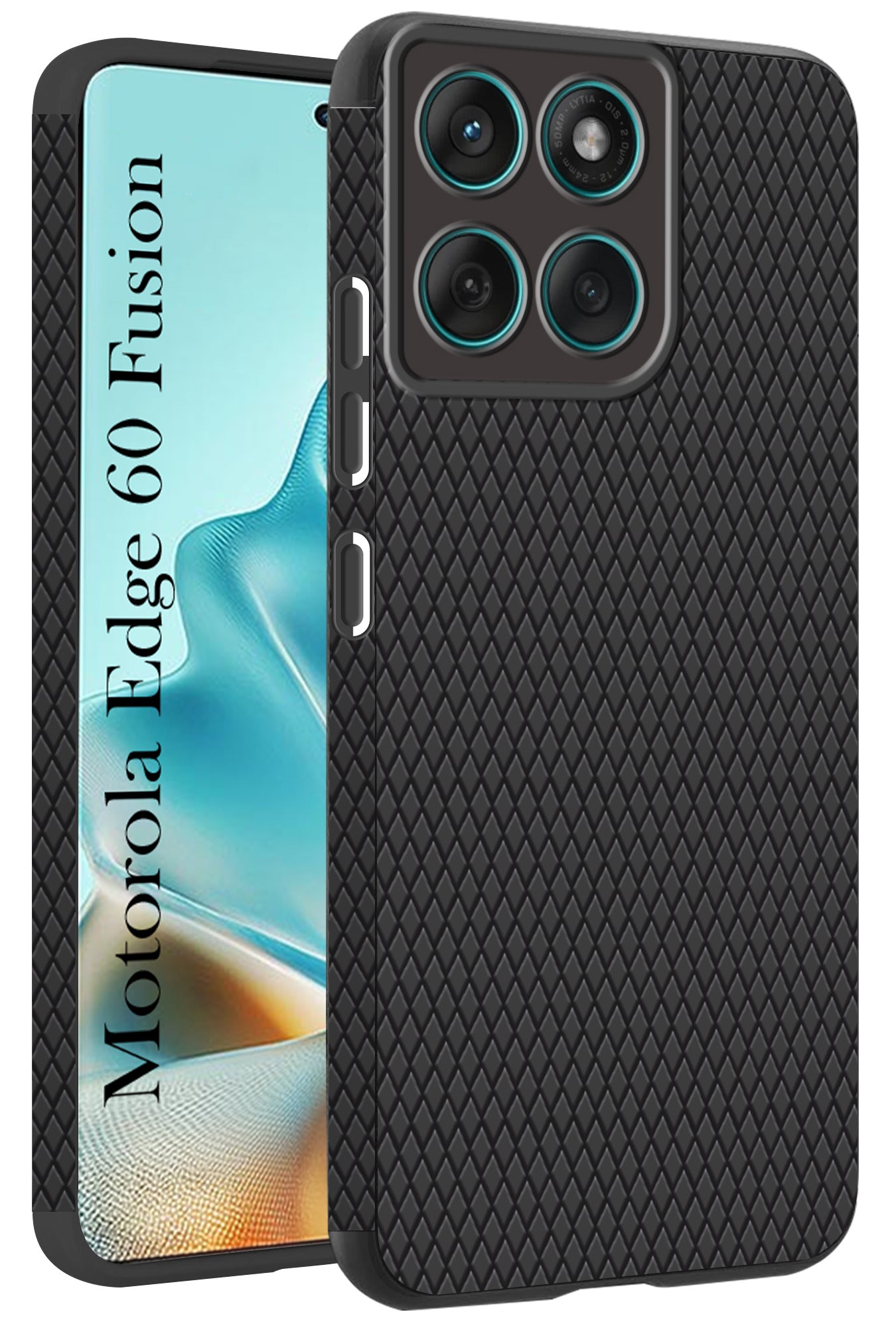 For Motorola Moto Edge 60 Fusion Back Cover Case (Liquid Silicone | Side Grip | Camera Protection)