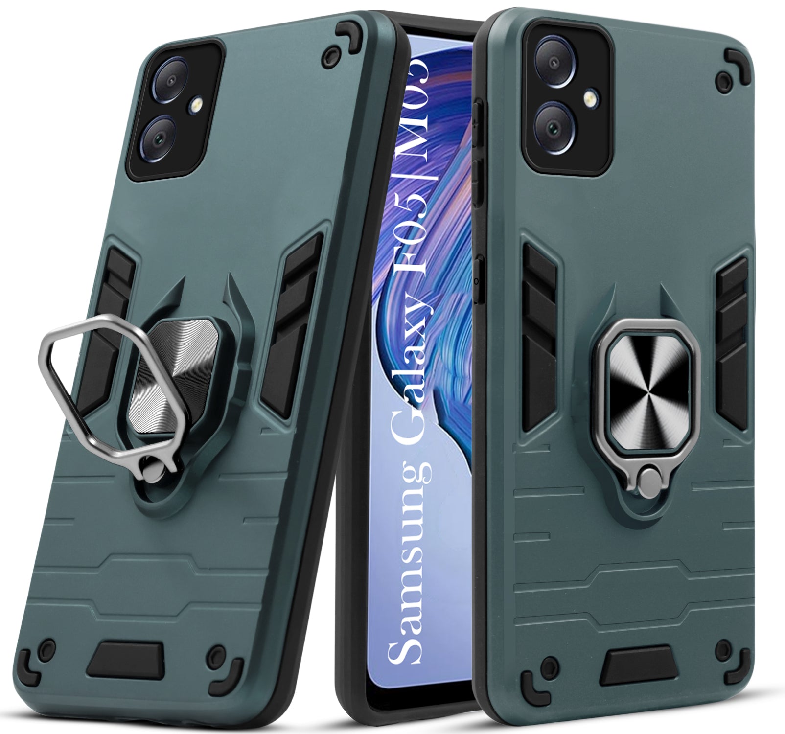 For Samsung Galaxy F05 | M05 Back Cover Case (Shockproof Polycarbonate Dual Layer Hybrid Armor)