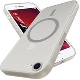 For Apple iPhone 7 | iPhone 8 Back Cover Case (Frosted Matte Feel | MagSafe Compatible Wireless Charging | Polycarbonate Material)