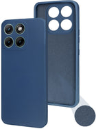 For Motorola Moto Edge 70 Fusion Back Cover Case (Matte Finish Silicone with Inside Fiber cloth)