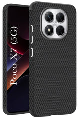For Xiaomi Poco X7  Back Cover Case (Liquid Silicone | Side Grip | Camera Protection)