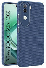 For Vivo iQOO Z9s Back Cover Case (Liquid Silicone | Side Grip | Camera Protection)