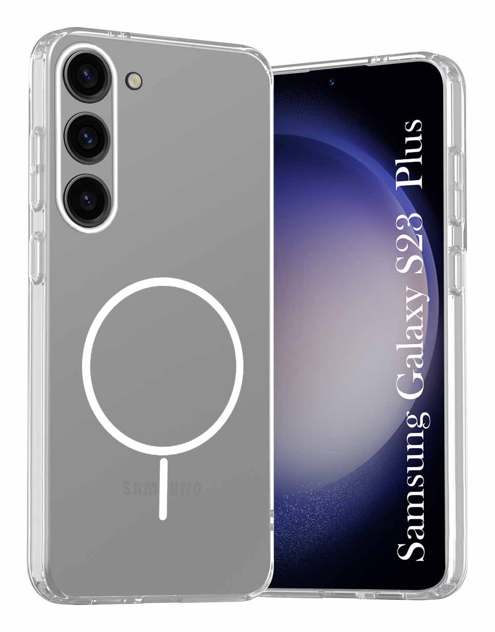 For Samsung Galaxy S23 Plus Back Cover Case Silicone (Slim Paper Thin | Camera Protection Bump | Minimalist Professional | Soft Flexible)