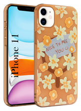 For Apple iPhone 11 (Cute Floral Design | Flower Print for Girls | MagSafe Compatible Wireless Charging)