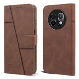 For Realme 13 Plus Flip Cover Case ( Stitched Leather with Magnetic Closure)