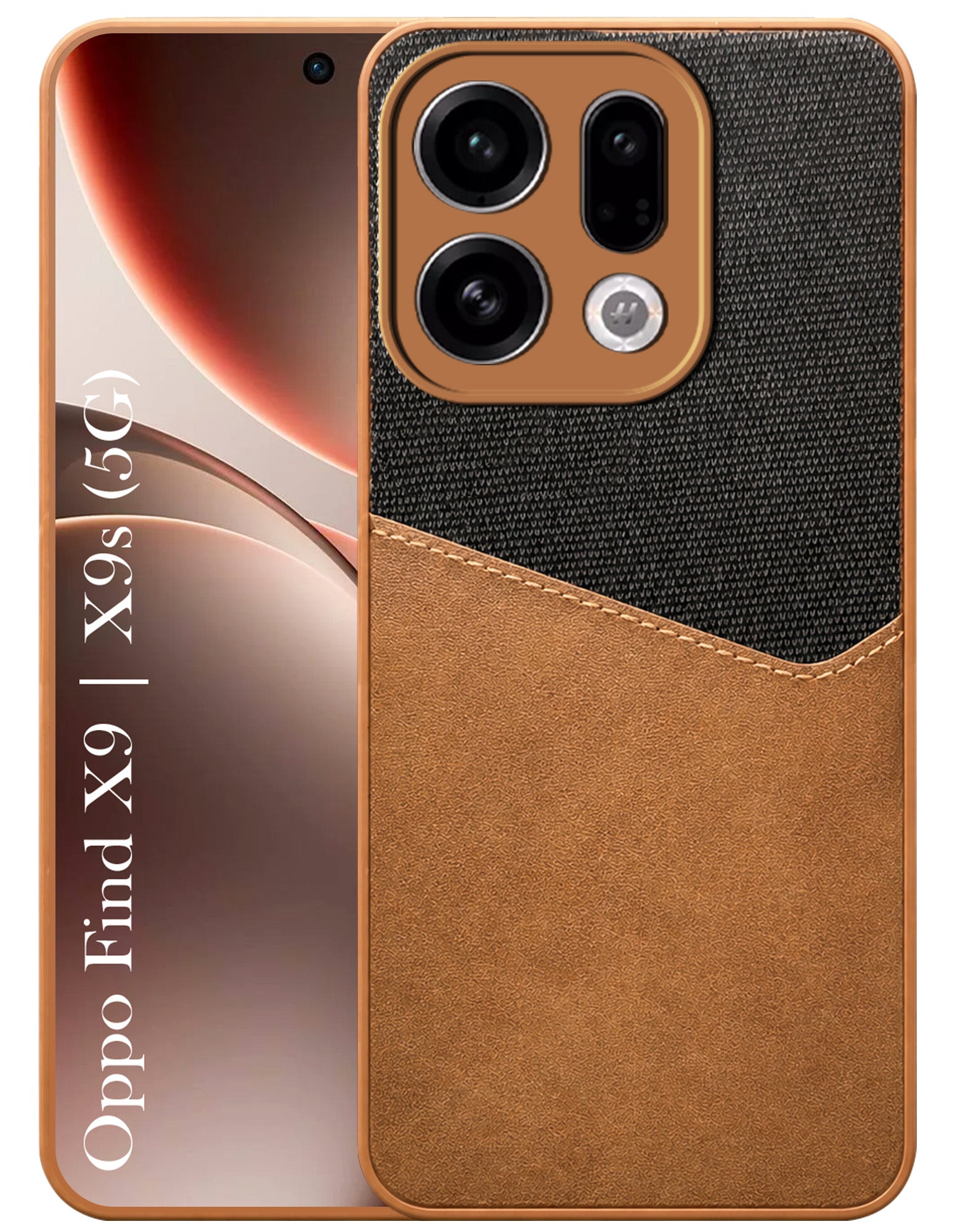 For Oppo Find X9 | Oppo Find X9s Back Cover Case (Dual PU Leather Stitch | Professional Minimalist | Soft and Flexible)