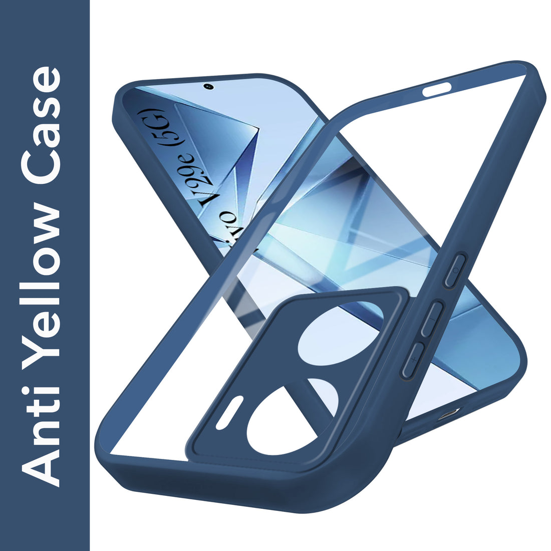 For Vivo V29e 5G Back Cover Case Ultra-Hybrid (Lifetime Anti Yellow | Anti Scratch | Crystal Clear Shockproof)
