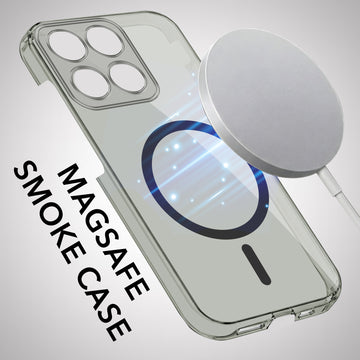 For Motorola Moto Edge 60 Pro Back Cover Case Lifetime Anti-Yellow MagSafe Compatible Clear (Sleek Hard Crystal | Shockproof and Camera Protection)