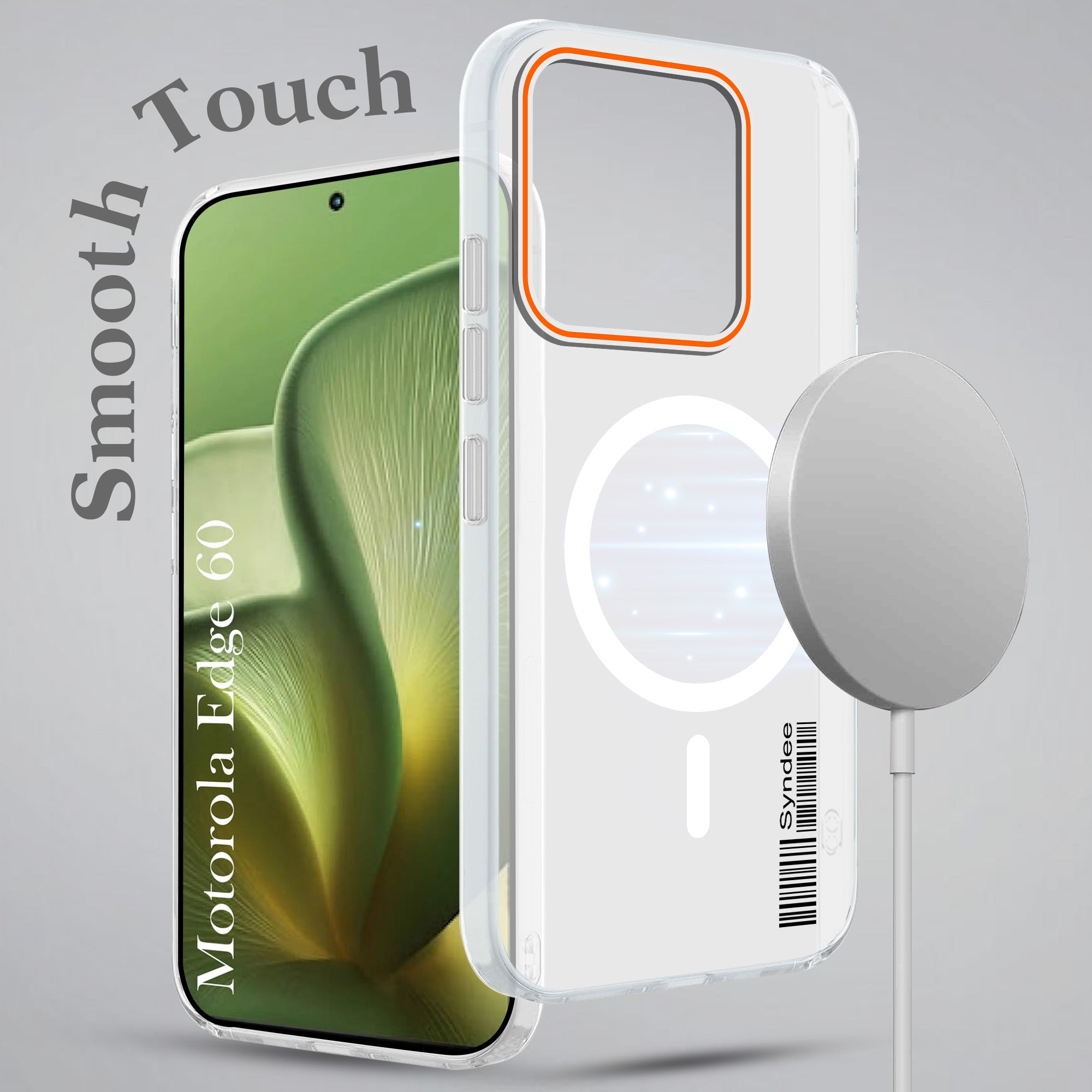 For Motorola Moto Edge 60 Back Cover Case (Soft Touch | Camera Bump Protection | MagSafe Compatible | Matte Finish)
