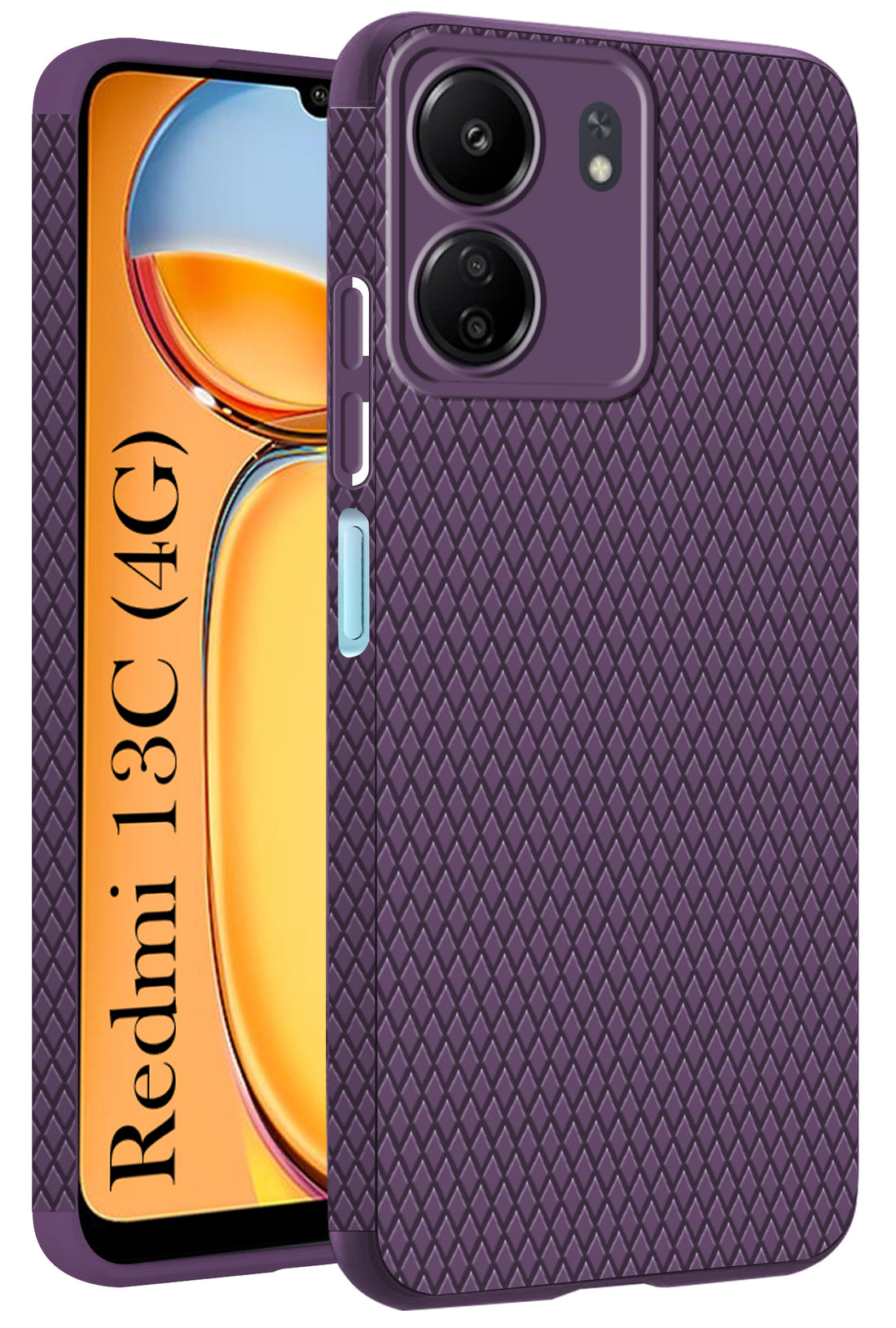For Xiaomi Redmi 13C 4G Back Cover Case (Liquid Silicone | Side Grip | Camera Protection)