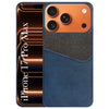 For Apple iPhone 17 Pro Max Back Cover Case (Dual PU Leather Stitch | Professional Minimalist | Soft and Flexible)