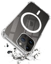For Apple iPhone 14 Pro Back Cover Shockproof Crystal-Clear (Magsafe Wireless Support | Drop & Camera Protection | Hard Polycarbonate)