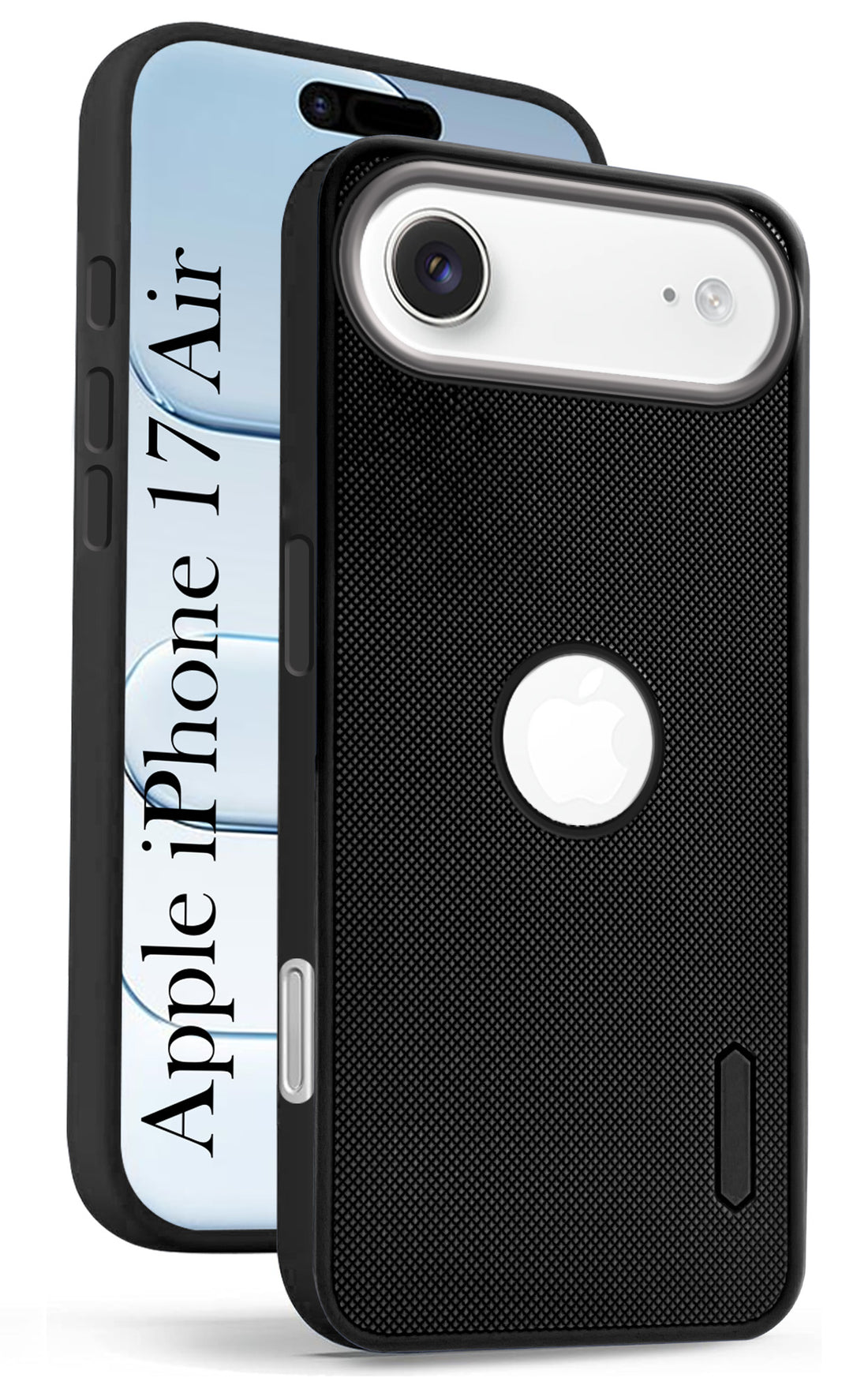 For Apple iPhone 17 Air Back Cover Case Rubberised (Textured Grip Design | Micro-Fiber Cloth Inside | Slim and Light Weight | Soft Touch and Feel)