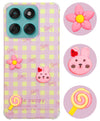 For Motorola Moto Edge 60 Fusion Back Cover Case (3D Cute Cartoons | Hard Back Side Soft | Matte Premium Finish | HD Printing)