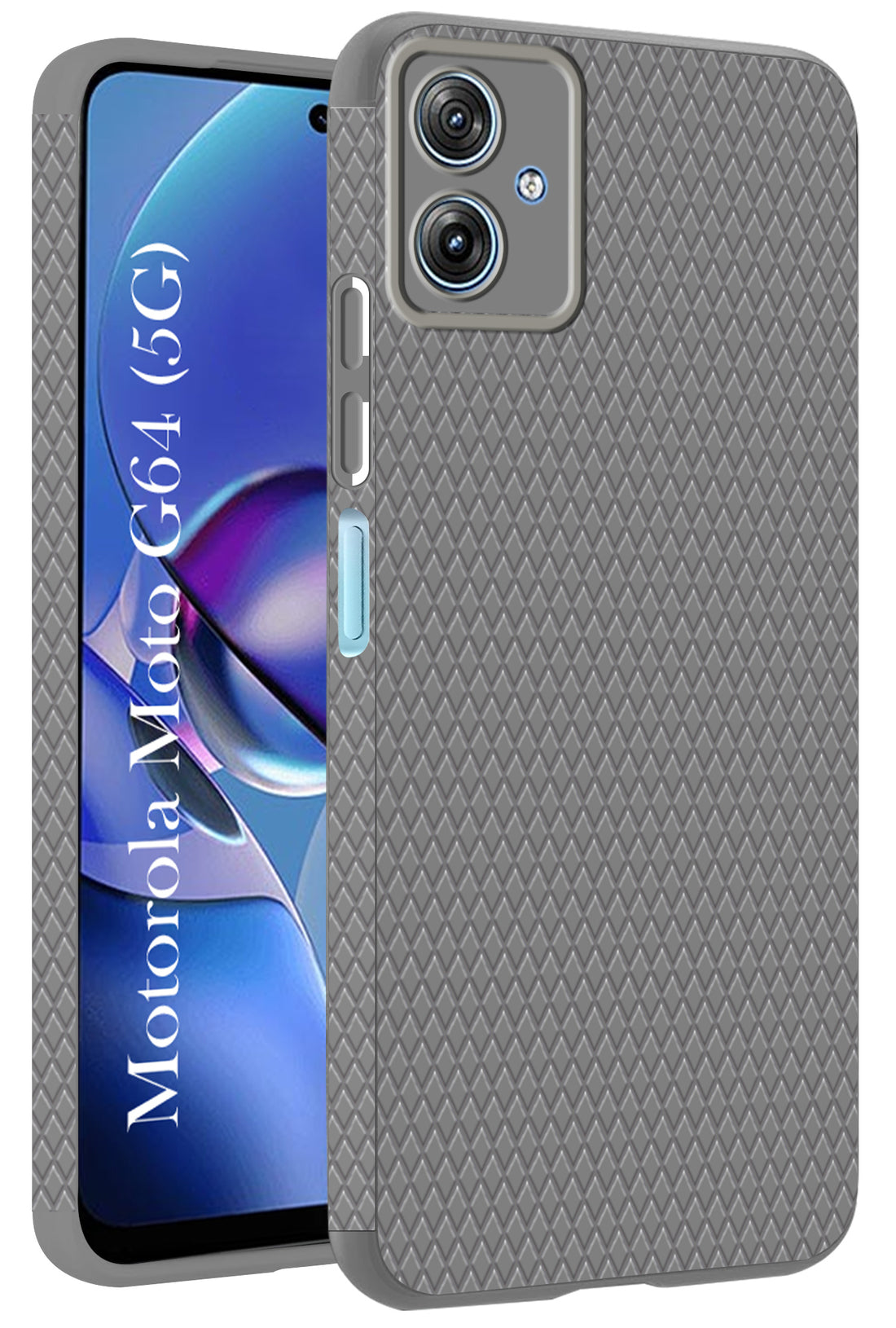 For Motorola Moto G64 5G Back Cover Case (Liquid Silicone | Side Grip | Camera Protection)