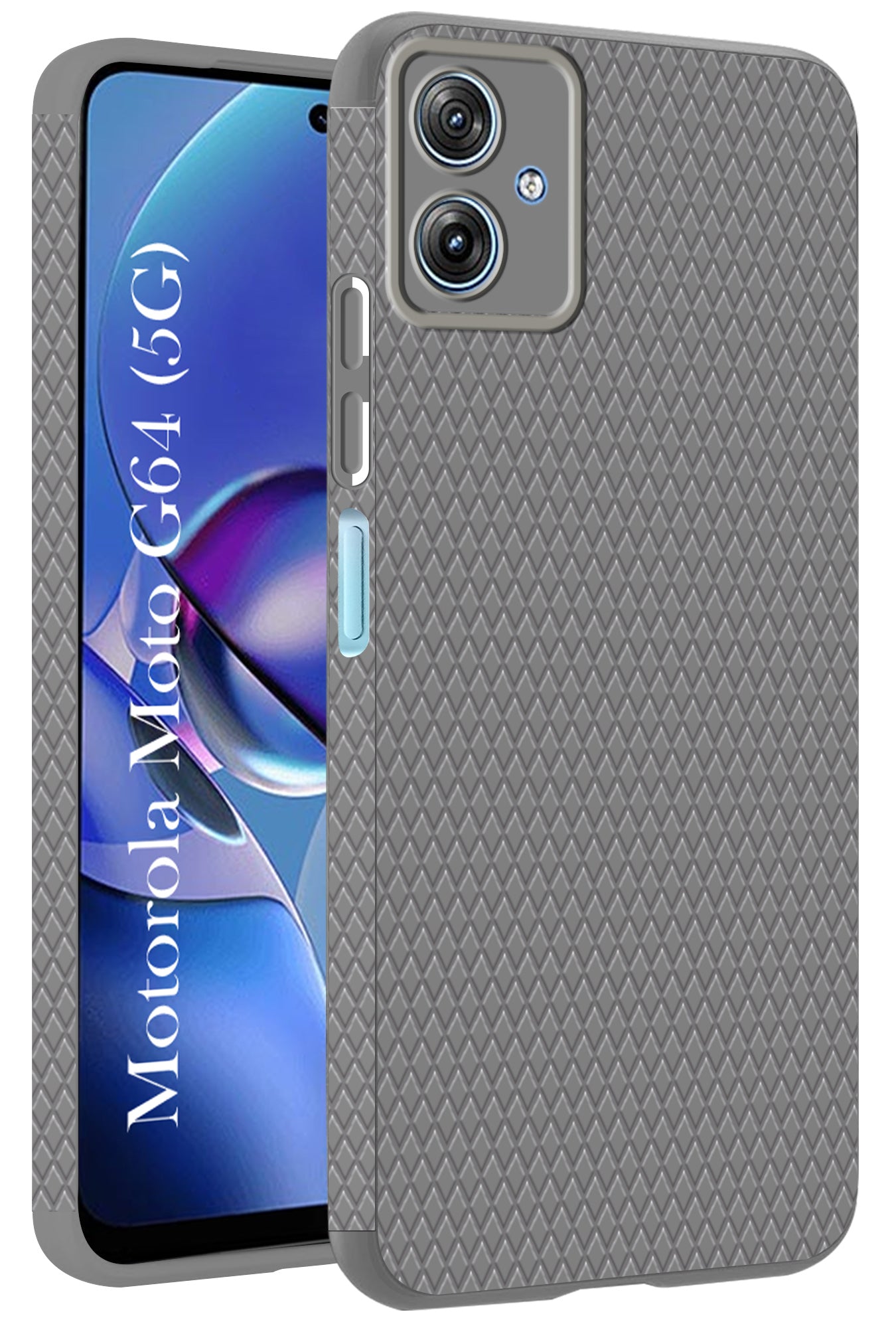 For Motorola Moto G64 5G Back Cover Case (Liquid Silicone | Side Grip | Camera Protection)