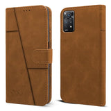 For Xiaomi Redmi Note 11 Pro |11 Pro 5G |11 Pro Plus 5G Flip Cover Case (Stitched Leather Finish | Magnetic Closure |Foldable Stand | Wallet Card Slots)