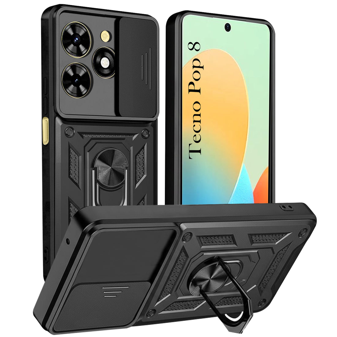 For Tecno Pop 8 Back Case Cover