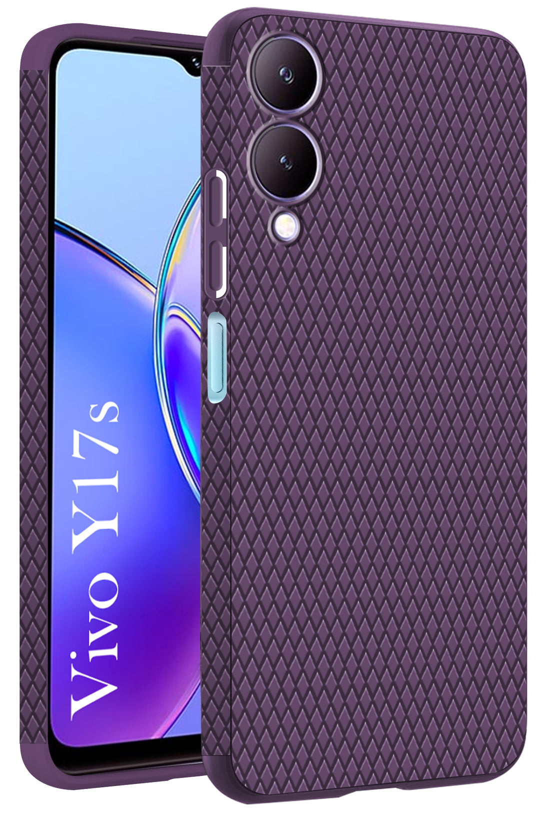 For Vivo Y17s  Back Cover Case (Liquid Silicone | Side Grip | Camera Protection)