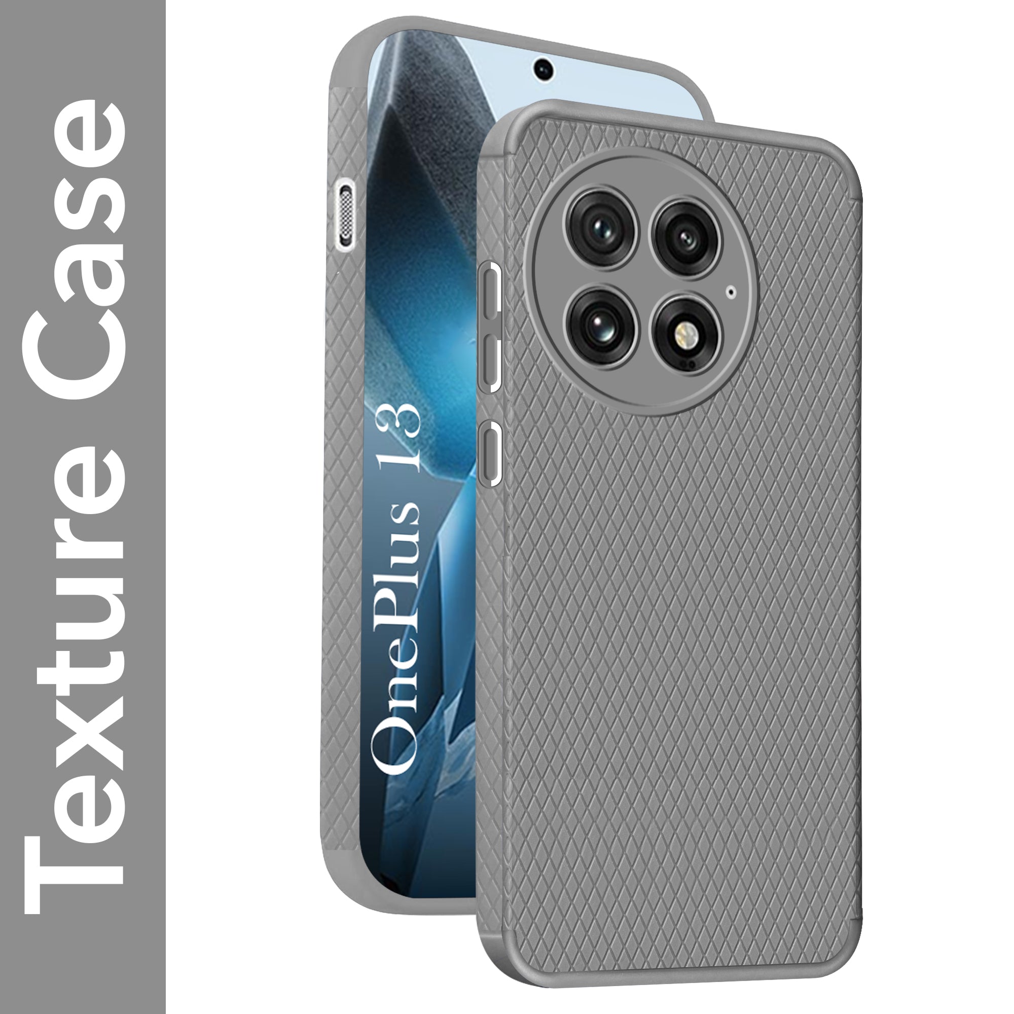 For OnePlus 13 Back Cover Case (Liquid Silicone | Side Grip | Camera Protection)