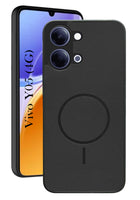 For Vivo Y05 4G Back Cover Case PU Leather (Texture Grip Design | Professional Minimalist | Camera Protection | Soft and Flexible)