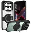 For Xiaomi Poco X7 Back Cover Case with stand (Built-in Ring Holder Kickstand | Lifetime Anti Yellow | Camera Protection)