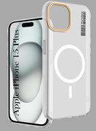 For iPhone 15 Plus Back Cover Case (Soft Touch | Camera Bump Protection | MagSafe Compatible | Matte Finish)