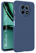 For Realme Narzo 70x 5GBack Cover Case (Liquid Silicone | Side Grip | Camera Protection)