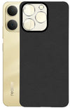 For Realme P4 Lite | Realme Narzo 80 Lite (4G) Back Cover Case (Glass Like Camera Protection | Leather Feel | Minimalist Professional Grip)