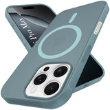 For Apple iPhone 16 Pro Max Back Cover Case (Frosted Matte Feel | MagSafe Compatible Wireless Charging | Polycarbonate Material)