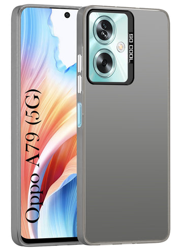 For Oppo A79 5G Hard Back Cover Case (Velvet Touch | Professional Glossy Finish | Camera Protection Bump)