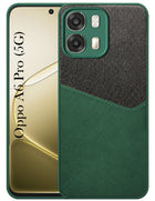 For Oppo A6 Pro Back Cover Case (Dual PU Leather Stitch | Professional Minimalist | Soft and Flexible)